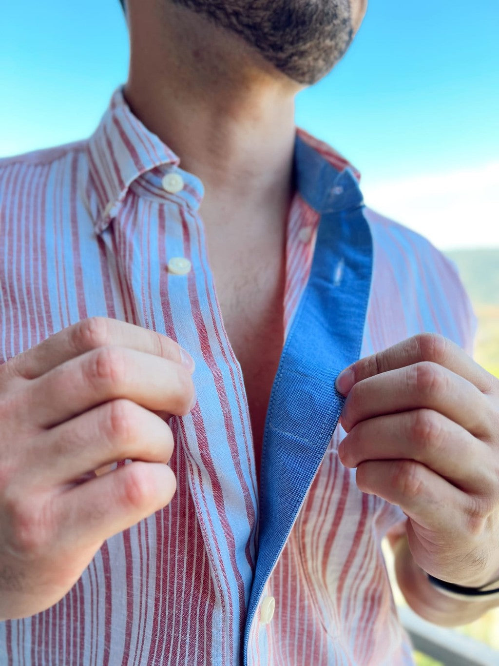 Camisa Tommy Hilfiger MC-RB