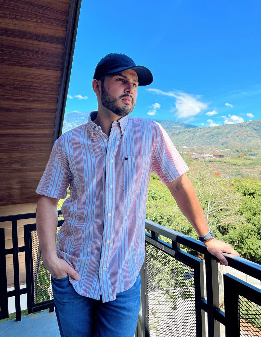 Camisa Tommy Hilfiger MC-RB