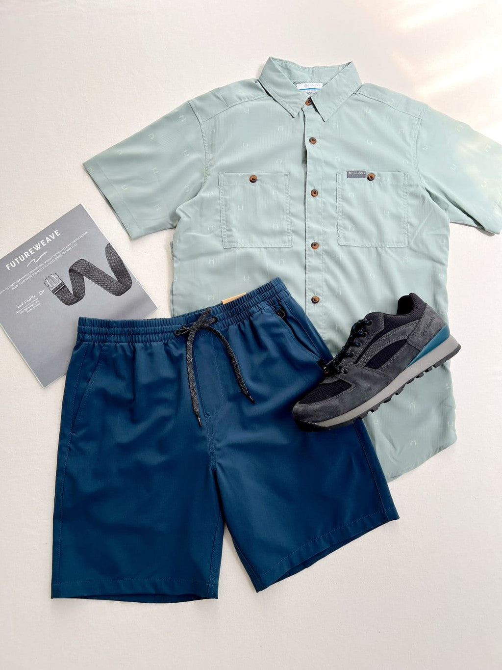 Camisa Columbia Utilizer Printed Woven Short Sleeve