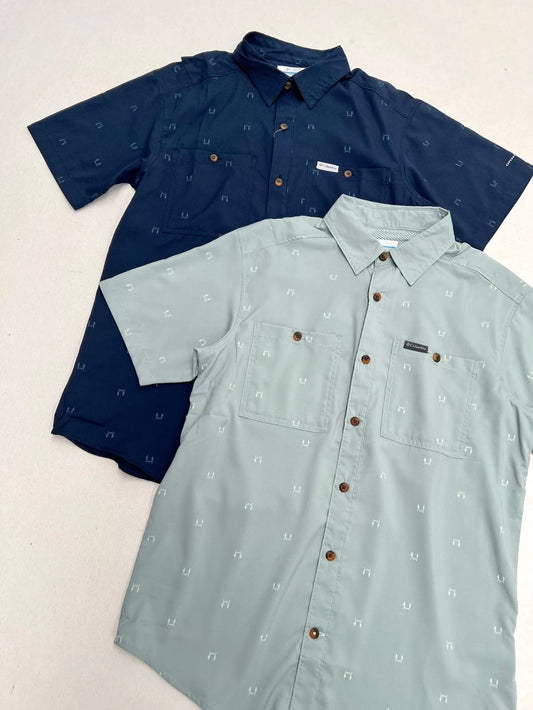Camisa Columbia Utilizer Printed Woven Short Sleeve