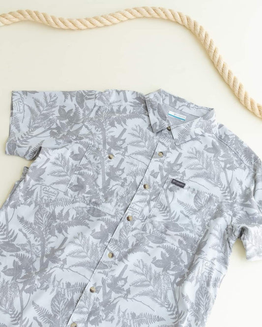 Camisa Columbia Utilizer Printed Woven Short Sleeve