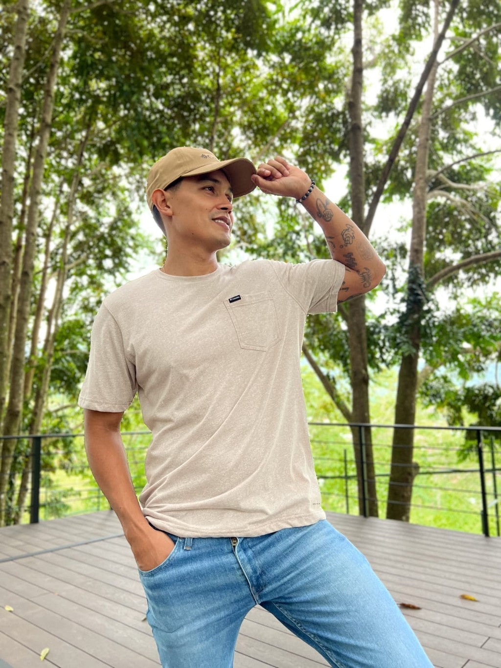 Camiseta Columbia Thistletown Hills Pocket Tee