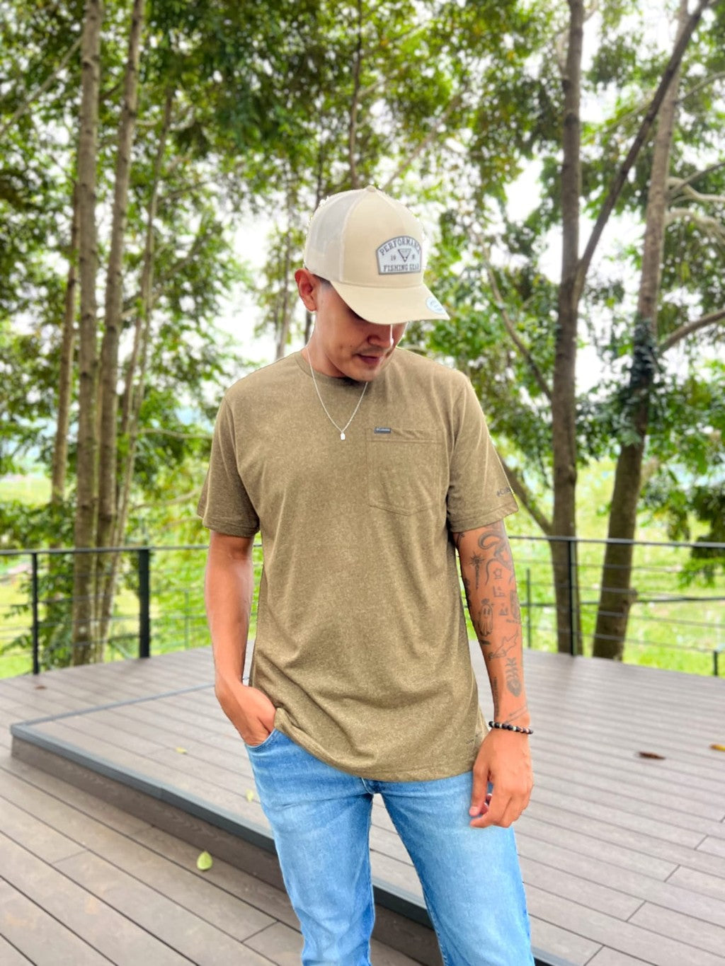 Camiseta Columbia Thistletown Hills Pocket Tee