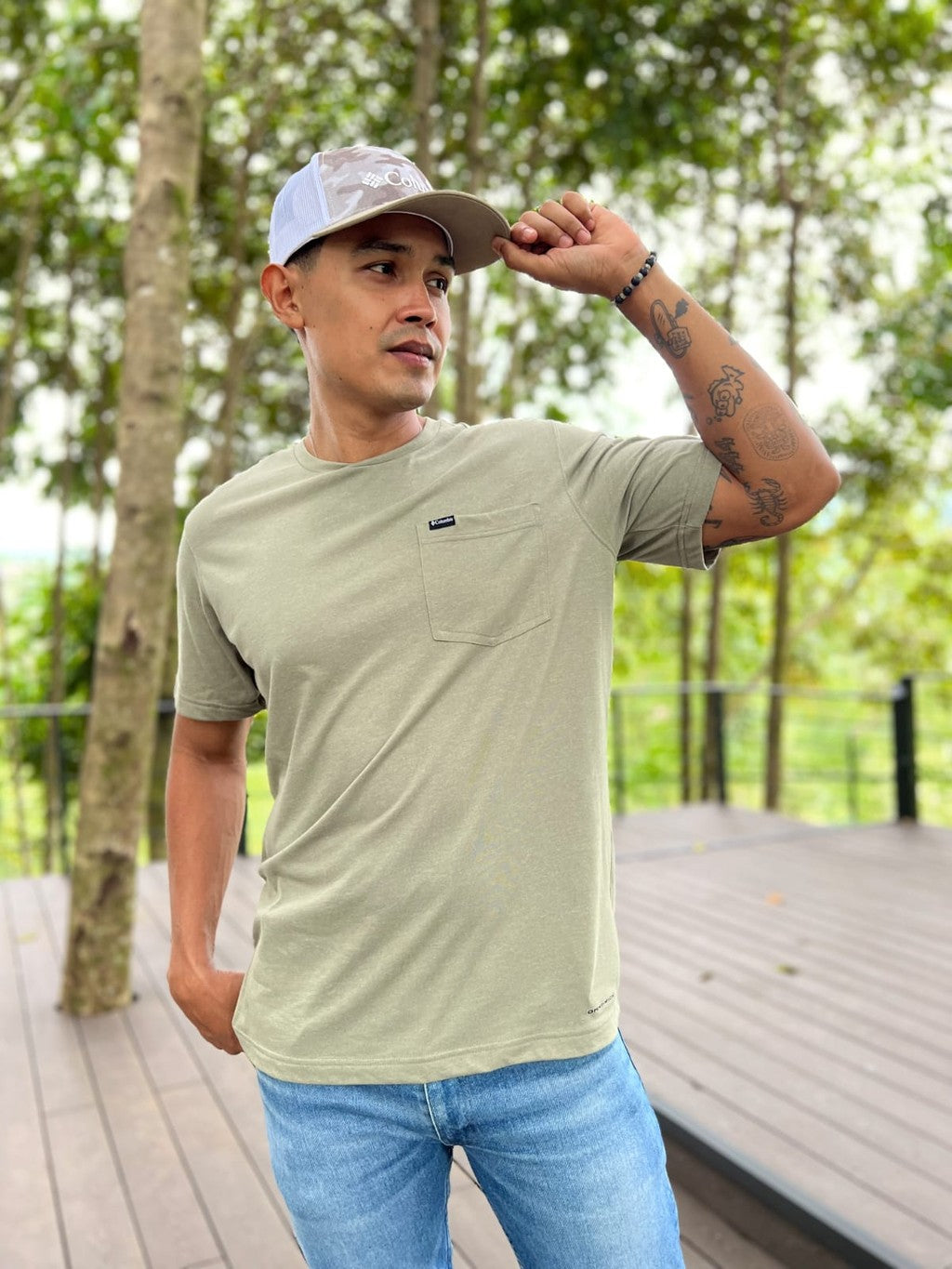 Camiseta Columbia Thistletown Hills Pocket Tee