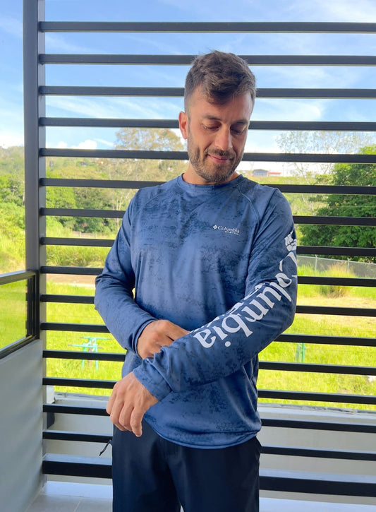 Camiseta Columbia Super Terminal Tackle Long Sleeve Shirt