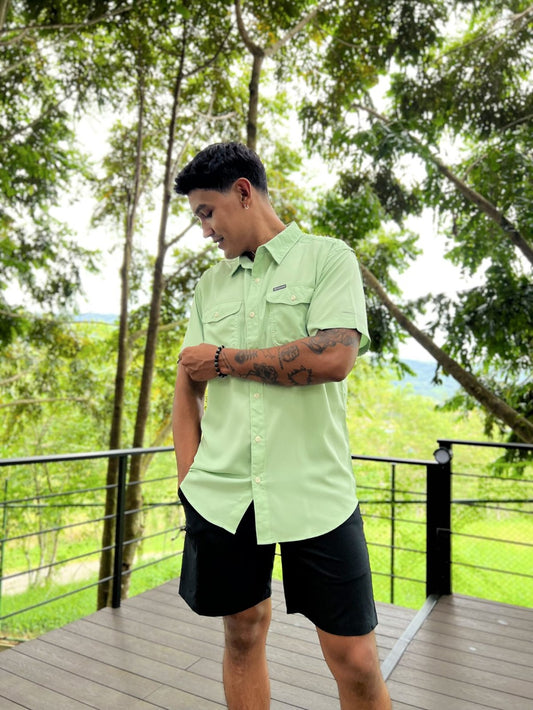 Camisa Columbia Utilizer ll Solid Short Sleeve Shirt