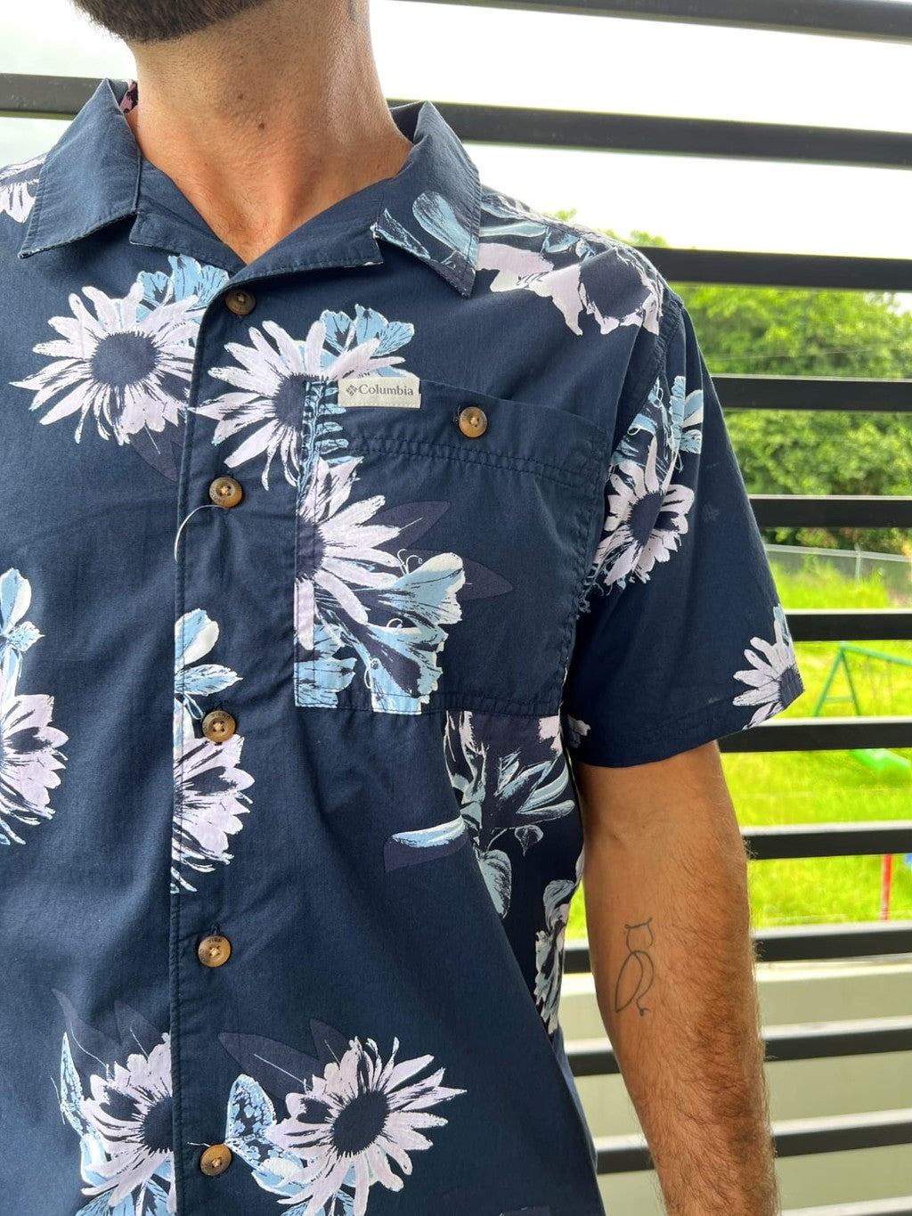 Camisa Columbia Pine Canyon Short Sleeve