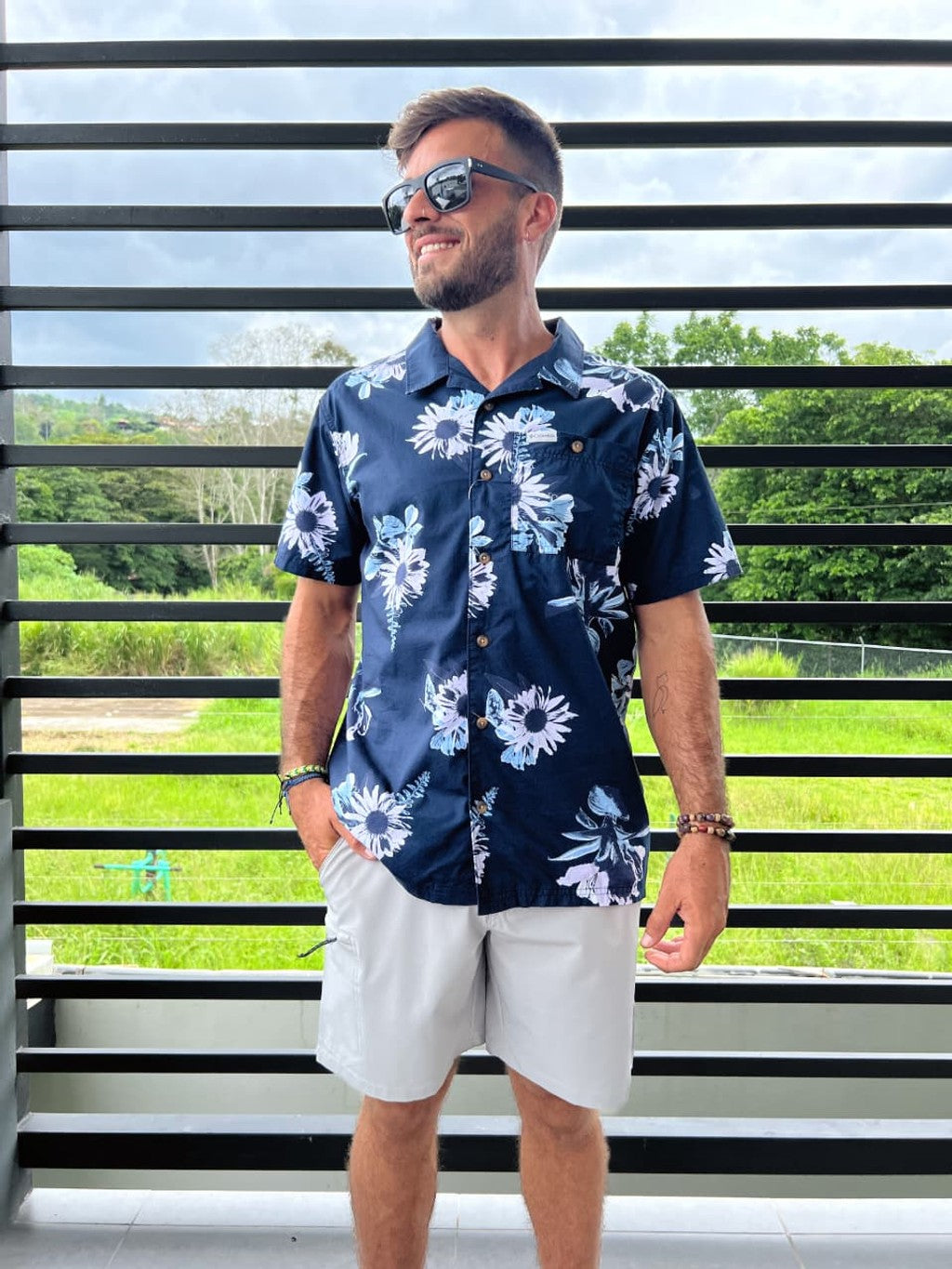 Camisa Columbia Pine Canyon Short Sleeve