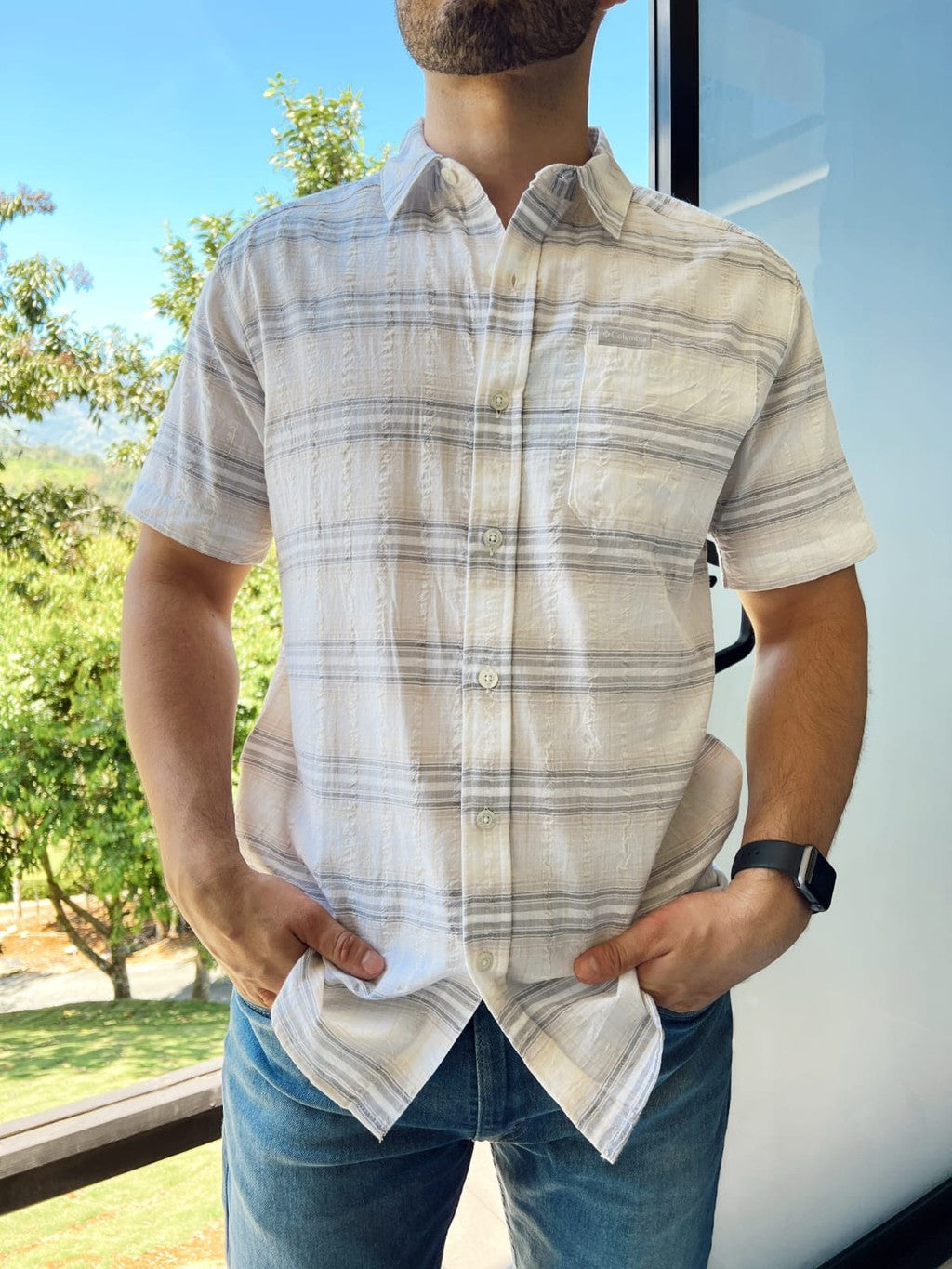 Camisa Columbia Rapid Rivers Novelty Short Sleeve