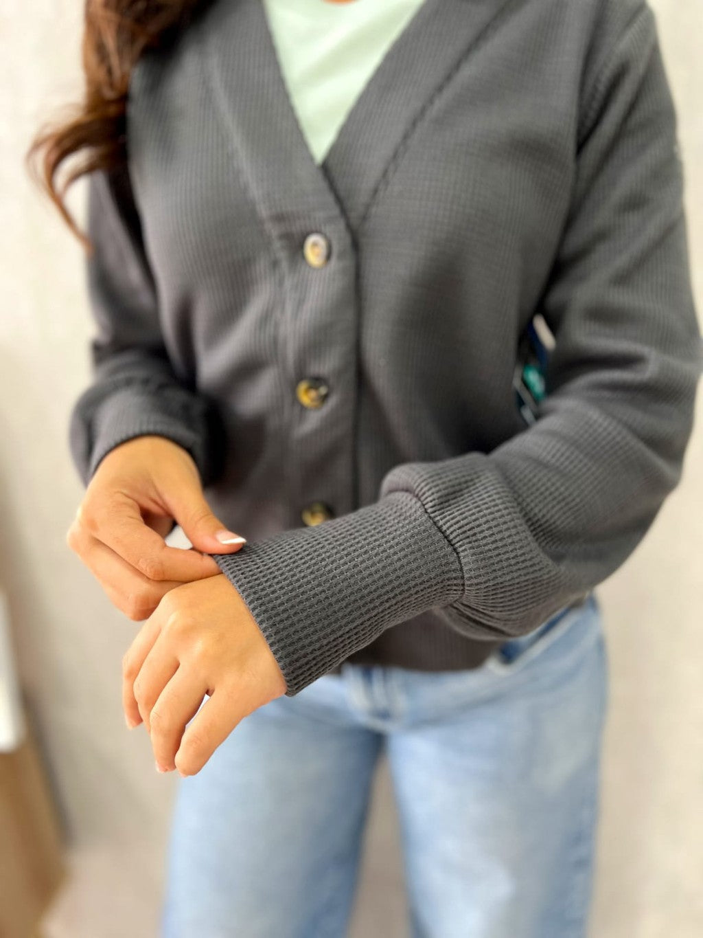 Columbia Holly Hideaway Waffle Cardigan