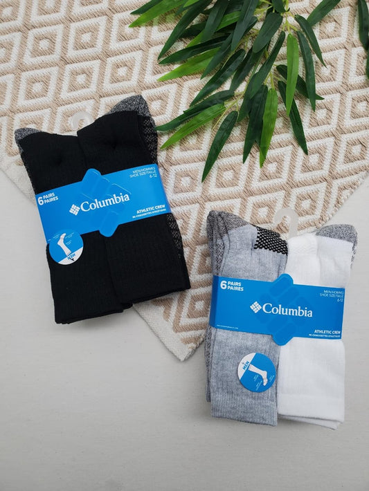 Medias Columbia Athletic Crew 6 Pack