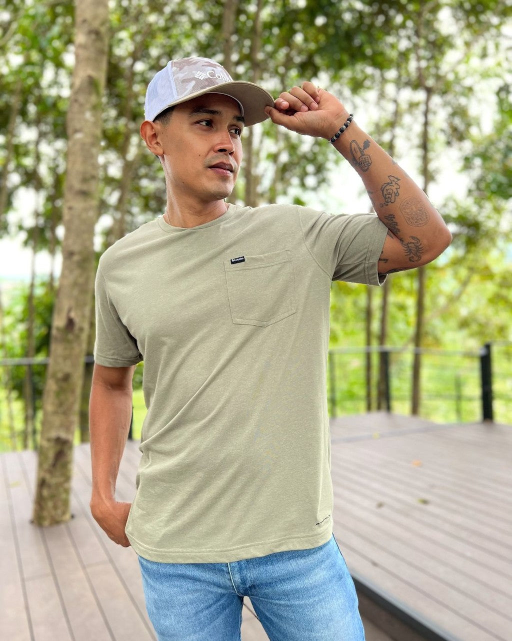 Camiseta Columbia Thistletown Hills Pocket Tee